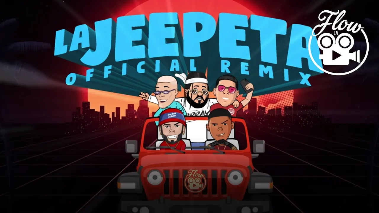 Nio Garcia x Brray x Juanka x Anuel AA x Myke Towers - La Jeepeta Remix (Lyric Video)