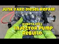 S5 E14 Saved from the scrap yard We rebuild the fuel injection pump on Kubota D722 diesel engine