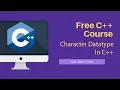 Character Datatype In C getintocode blogspot com