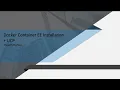 Docker Container EE Installation UCP Universal Control Plane