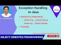 52 Nested Try Blocks for Exception Handling in Java