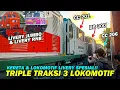 Download Lagu TRIPLE TRAKSI 3 LOKOMOTIF!! Kereta Api Argo Dwipangga FILM JUMBO \u0026 Logawa Lokomotif RnB Sumatra