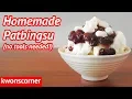 Patbingsu Recipe (Korean Shaved Ice), No Tools