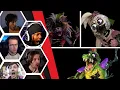 Lets Player s Reaction To Shattered Chica Roxy Monty - FNAF Security Breach