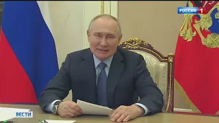 Владимир Путин поздравил россиян с грядущей годовщиной воссоединения Крыма с Россией