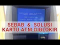 Tanda Kartu ATM Terblokir