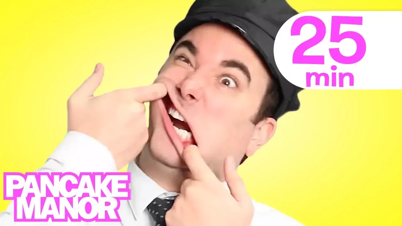 If You're Happy and You Know It + Finger Family and More  Kids Songs | Pancake Manor
