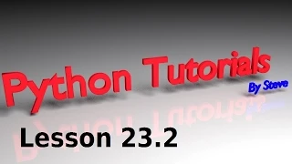 Python Tutorial v3 2 5 Lesson 23 2 - List Data Type Introduction 2 of 2