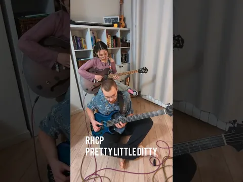 RHCP - Pretty Little Ditty guitar & bass #rhcp #crazytown #girlguitarist #basscover #guitarcovers