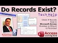 Check If Records Exist in Microsoft Access DLookup vs DCount vs Recordset
