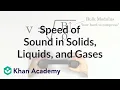 Lagu Relative speed of sound in solids, liquids, and gases | Physics | Khan Academy