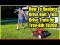 Replace the Drive Belt on Your Troy-Bilt TB200 Push Lawn Mower