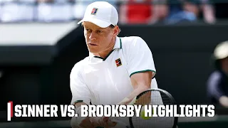 Jannik Sinner vs Jenson Brooksby Full Highlights 2026 Wimbledon