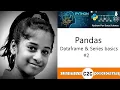 Data frame and series selecting rows and columns - Pandas Python tutorial by Likhitha part