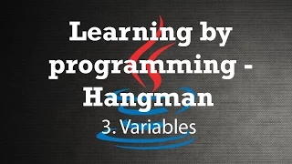 3 Variables Learning by programming - Hangman