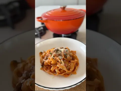 Macarrão Cremoso de uma panela só! #receitas