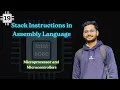 Lec 19 Stack Instructions in Assembly Language Microprocessor 8086