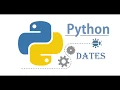 Tutorial - 19 Python Dates Part-1