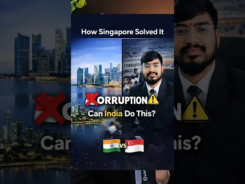 India should Learn From singapore in corruption #factsintelugu #shorts