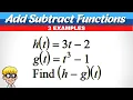 Add Subtract Functions Algebra