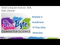 GCSE Computer Science Programming Conditions IF THEN ELSE in Pseudocode OCR J277 AQA 8525