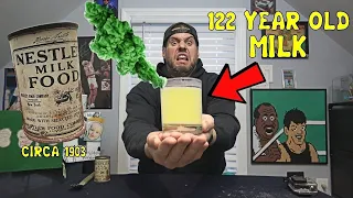 Consuming A Glass of 122 Year Old “MILK” (Human Science) | L.A. BEAST