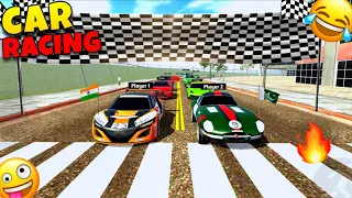 Indian🇮🇳 Vs Pakistan🇵🇰 Car Racing Challenge🚘 in Indian Bikes Driving 3D🥰 Funny Story😂 Ibd3d Update🤩