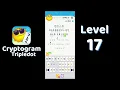 Cryptogram Tripledot Level 17 Answer SolutionGuruji