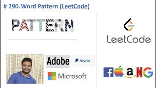 Word Pattern Leetcode Coding interview