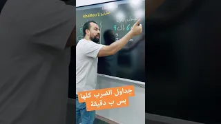 حلينا مشكلة جداول الضرب بس ب دقيقة خليليو 