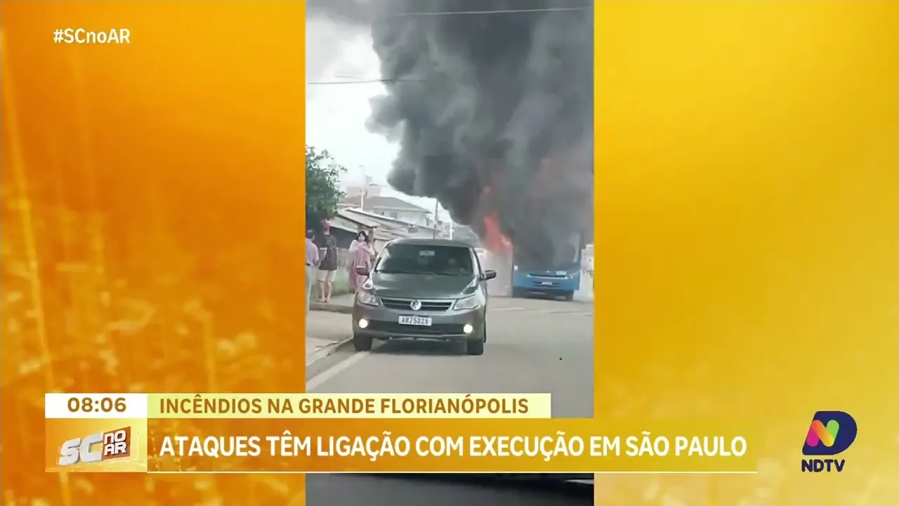 Ataques na Grande Florianópolis têm ligação com execução em São Paulo