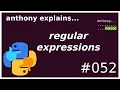 regular expressions crash course beginner - intermediate anthony explains