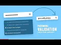Password Validation Check in Javascript Show Hide Password Toggle Gscodify Technical