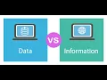 Difference between data and information