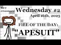 Wednesday 25 -