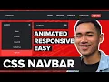How to Make a Responsive Navigation Menu Navbar Using HTML CSS and Javascript Tutorial