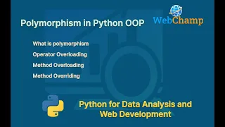 Python 17 Polymorphism in Python Compile time and Run time polymorphism in Python