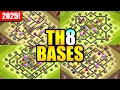 NEW BEST TH8 Base Layouts 2025 link clash of clans