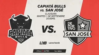 LNB EN VIVO - FECHA 7 -  CAPIATÁ BULLS Vs. SAN JOSÉ