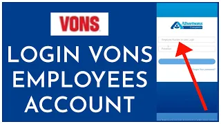 VONS Employee Login How to Login to Vons Employee Portal 2023
