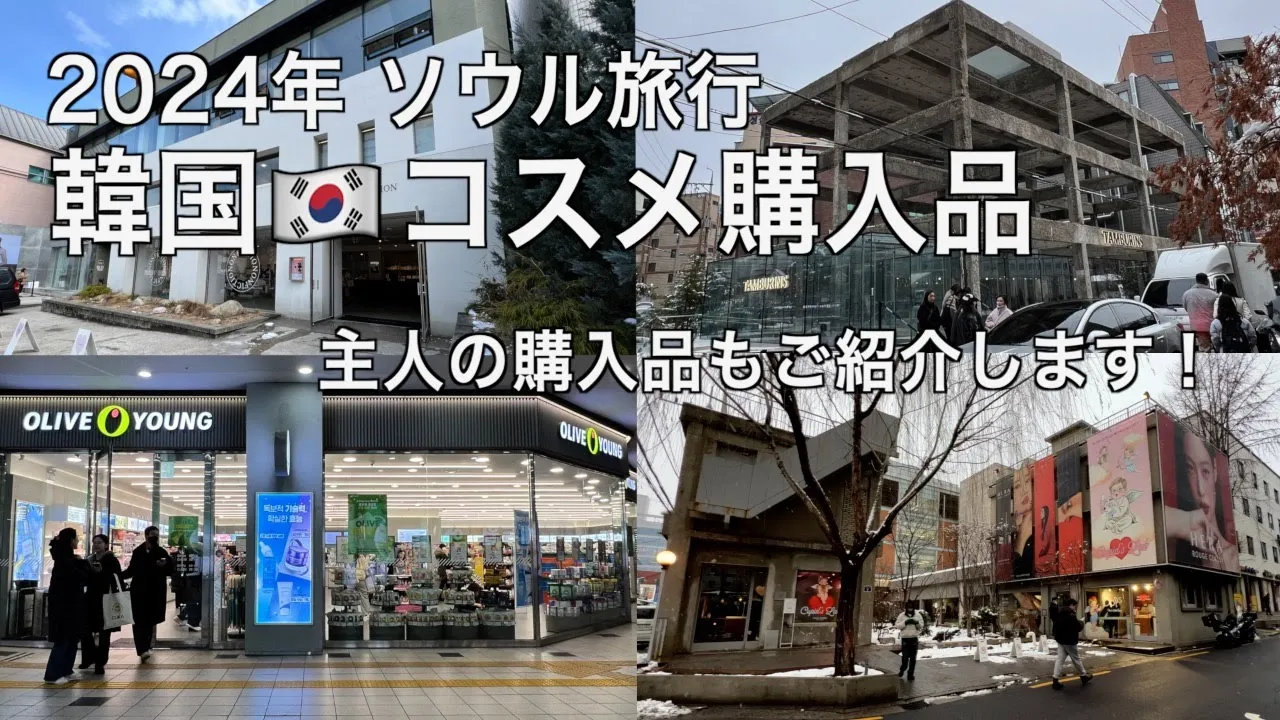 【韓国】2024年ソウル旅行で私たち夫婦が買った韓国コスメをご紹介します! (231)