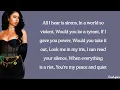 Kali Uchis ft Jorja Smith - Tryant (lyrics)