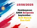 Download Lagu [TERKINI] Pembayaran SARA Berganda September – Duit Masuk Dua Kali!​