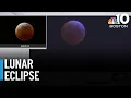 ICYMI Total lunar eclipse captured overnight