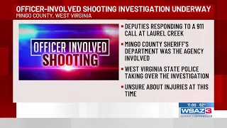 Officer-involved shooting investigation underway in Mingo County