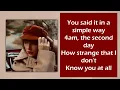 COME BACK...BE HERE - Taylor Swift (Taylor’s Version) (lyrics)