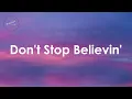 Lagu Journey - Don’t Stop Believin’ (Lyrics)
