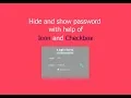 Hide and show password in java swing Free Code