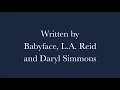 It's No Crime - Babyface