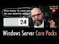 Truth about Windows Server licensing with core packs